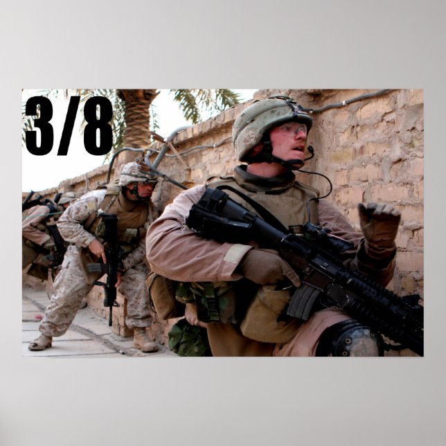 Póster Marines en Irak (Frente)