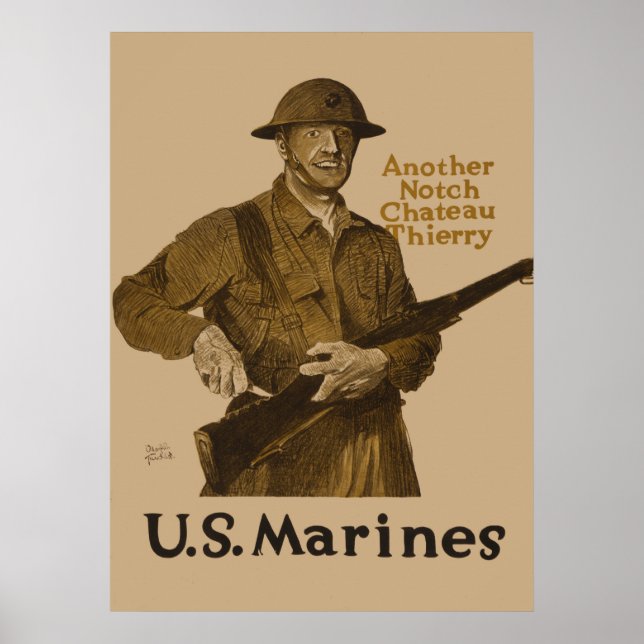 Póster Marines Estadounidenses (Frente)