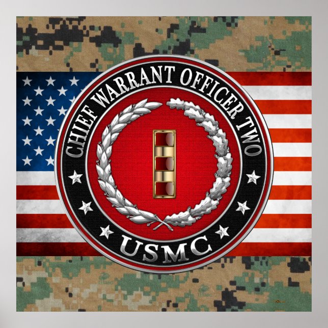 Póster Marines Estadounidenses: Orden Principal Dos (USMC (Frente)