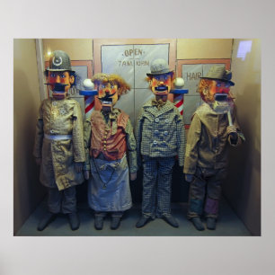 Póster Marionetas automáticas Musee Mecanique - San Franc