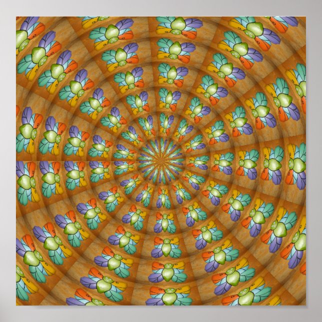 Póster Mariposa 1 lienzo (Frente)