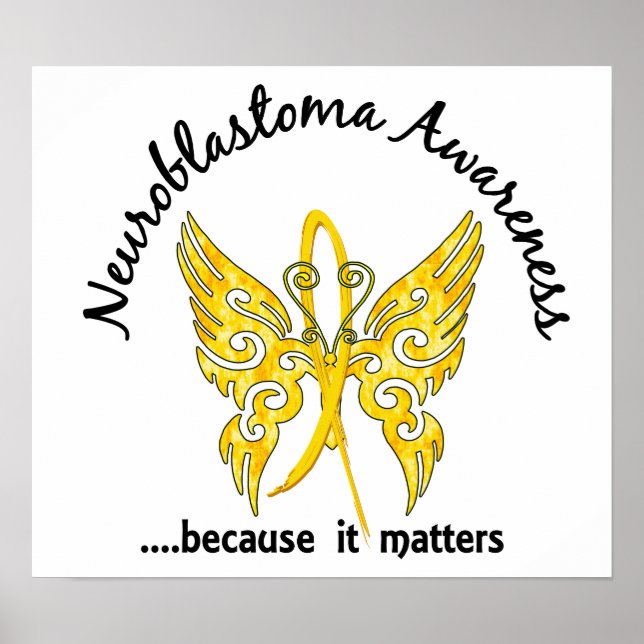 Póster Mariposa 6.1 Neuroblastoma (Frente)
