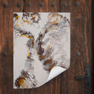 Póster Mariposa - acrílico abstracto