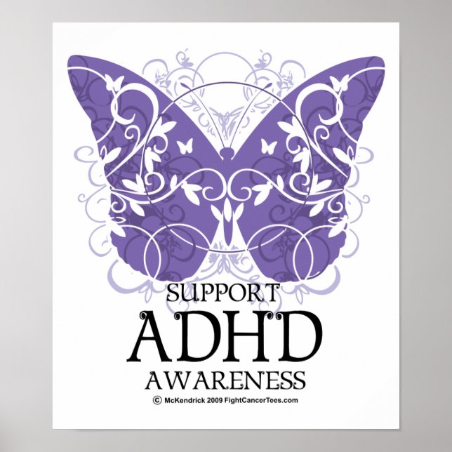 Póster Mariposa ADHD (Frente)
