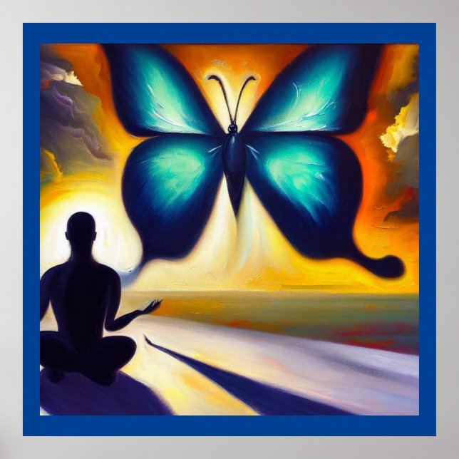 Póster Mariposa animal espiritual 3 (Frente)