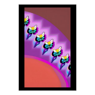 Póster Mariposa - Arte de Ken Gage