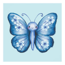 Mariposa azul