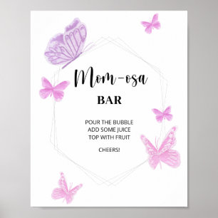 Póster Mariposa \ Barra Mamá-osa