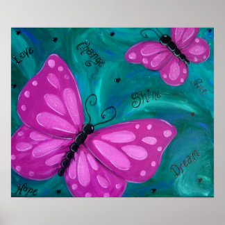 Póster Mariposa Bliss
