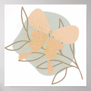 Póster Mariposa Boho,