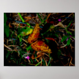 Póster Mariposa brillante