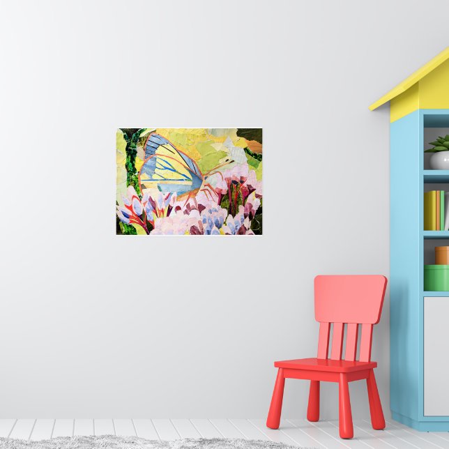 Póster Mariposa collage (Guardería 1)