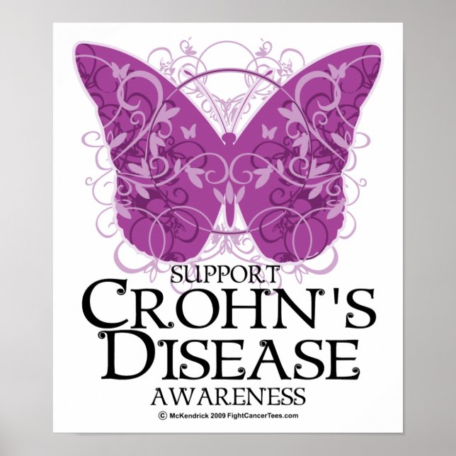 Póster Mariposa de Crohn (Frente)