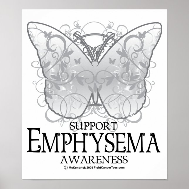 Póster Mariposa de Emphysema (Frente)