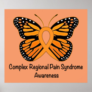 Póster Mariposa de Esperanza CRPS/RSD Cinta