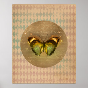 Póster Mariposa encantada