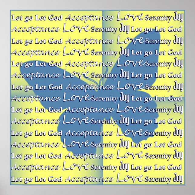 Póster Mariposa eslogan (Frente)