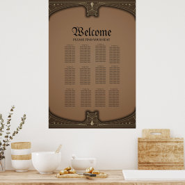 Póster Mariposa estilizada