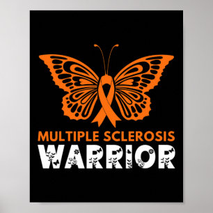 Póster Mariposa guerrera esclerosis múltiple Ora de conci