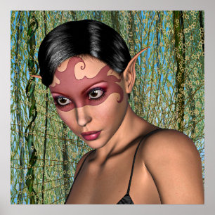 Póster Mariposa Hada