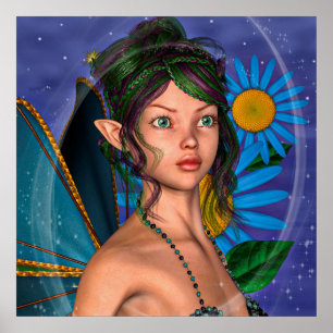 Póster Mariposa Hada