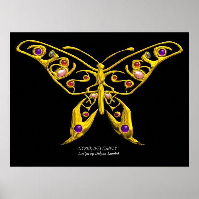 Póster MARIPOSA HIPER, tamaño colosal (Frente)