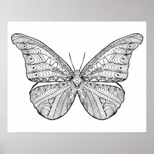Póster Mariposa inspirada