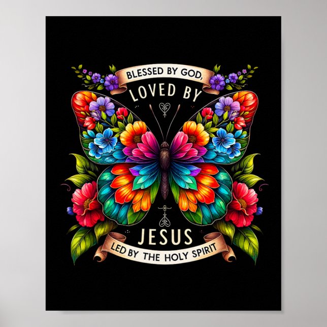 Póster Mariposa Jesús Amó  (Frente)