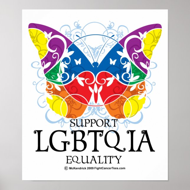 Póster Mariposa LGBTQIA (Frente)