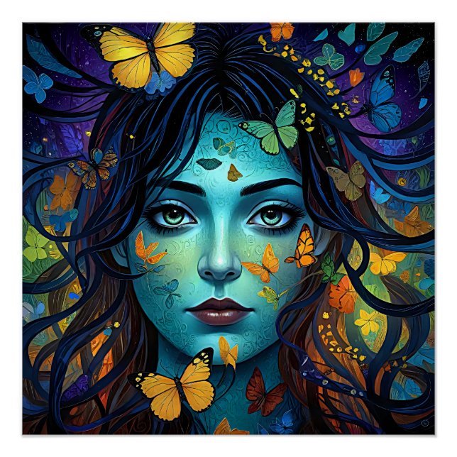 Póster Mariposa Maid (Anverso)