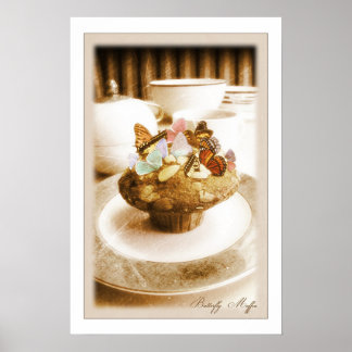 Póster Mariposa Muffin