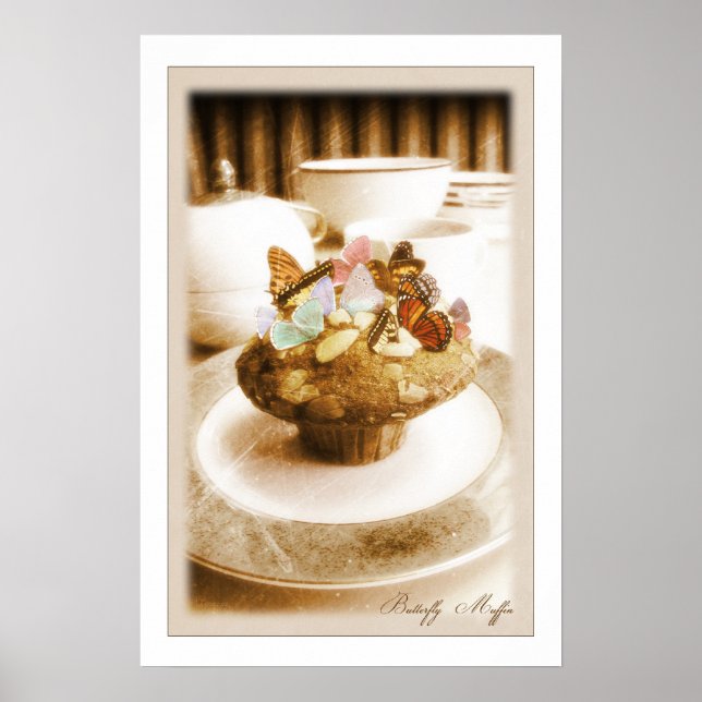 Póster Mariposa Muffin (Frente)