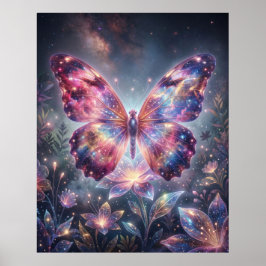 Póster Mariposa Nebulosa Alas Cósmicas