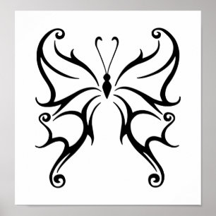 Póster Mariposa negra