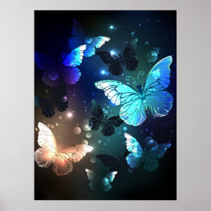 Póster Mariposa nocturna fluida