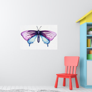 Póster Mariposa pipevina de California