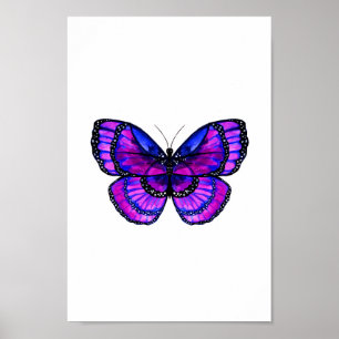 Póster Mariposa púrpura