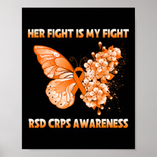 Póster Mariposa Su Lucha Es Mi Conciencia De Rsd Crps
