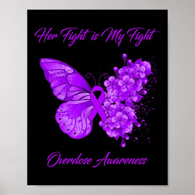 Póster Mariposa Su Lucha Es Mi Conciencia Sobre La Sobred (Frente)