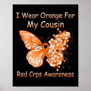 Póster Mariposa, yo uso Naranja para mi primo RSD CRPS Aw
