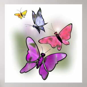 Póster Mariposas
