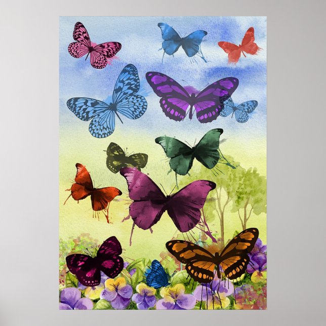 Póster Mariposas (Frente)