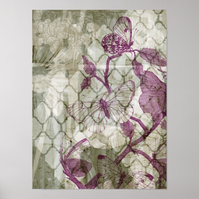 Póster Mariposas árabes IV (Frente)