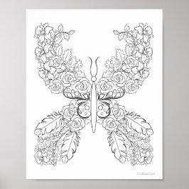 Póster Mariposas de mantequilla #9 de la serie para color