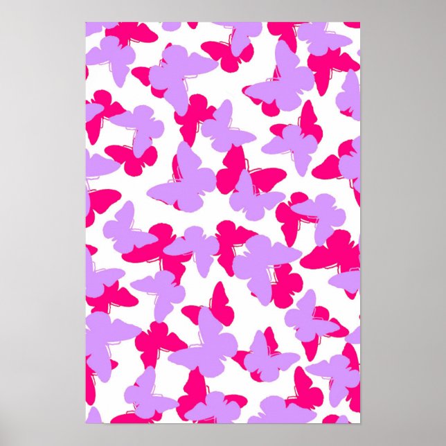 Póster Mariposas en capas (Frente)