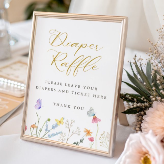 Póster Mariposas encantadas Diaper Raffle (Subido por el creador)