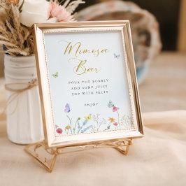 Póster Mariposas encantadas Mimosa Bar