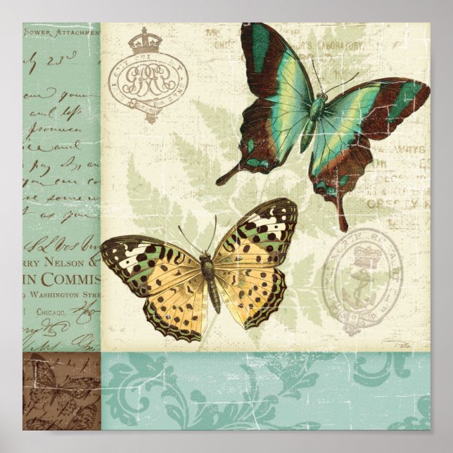 Póster Mariposas gemelas (Frente)