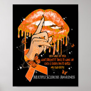 Póster Mariposas Ligeras Mujeres Esclerosis Múltiple Awar