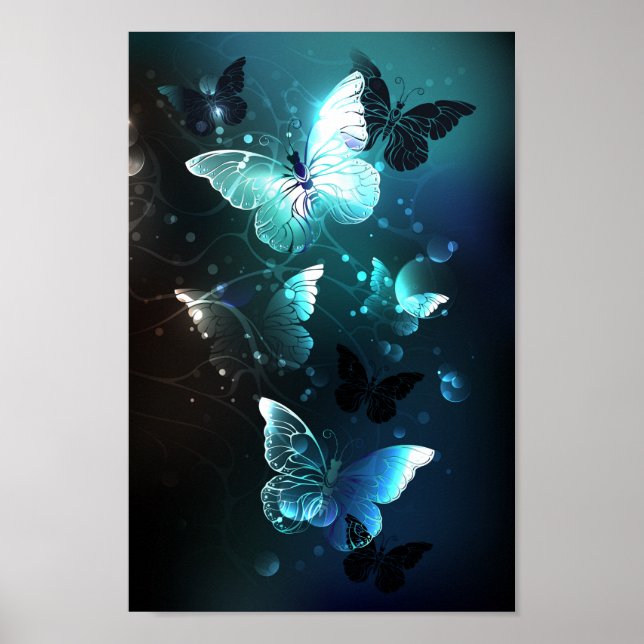 Póster Mariposas nocturnas (Frente)
